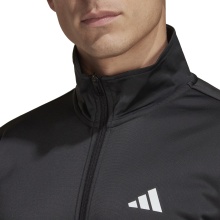 adidas Kurtka treningowa do tenisa 3-Pasy Knit (Aeroready) czarna męska